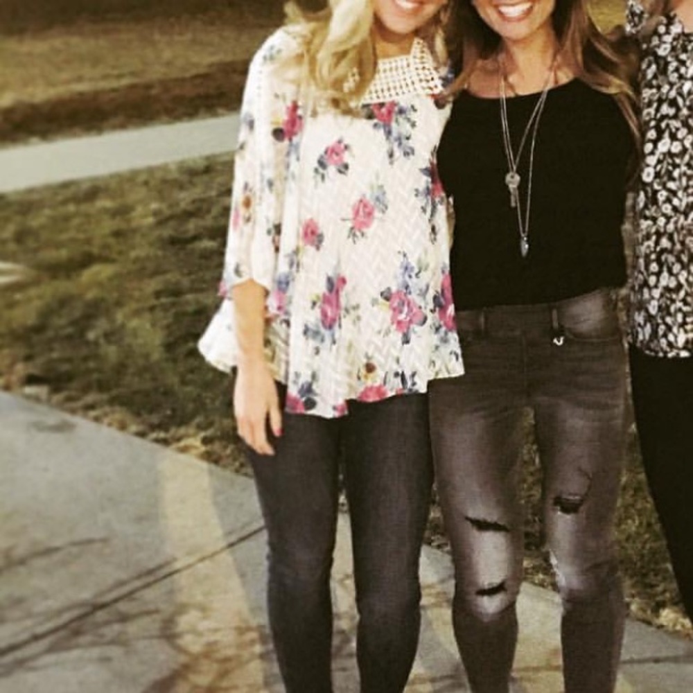 Anthropologie Floral Top